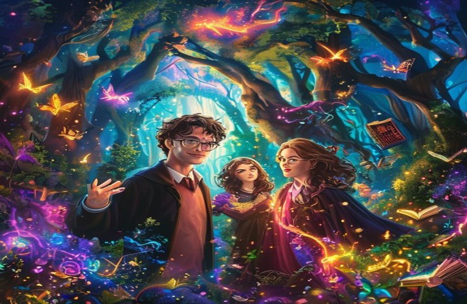 Harry Ron And Hermione Wallpaper