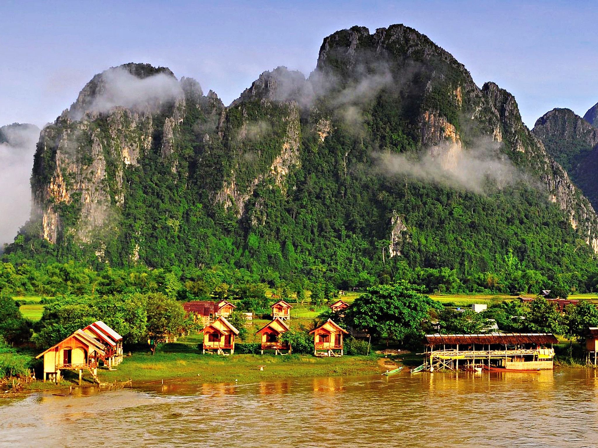 Desktop HD Laos Background Wallpaper