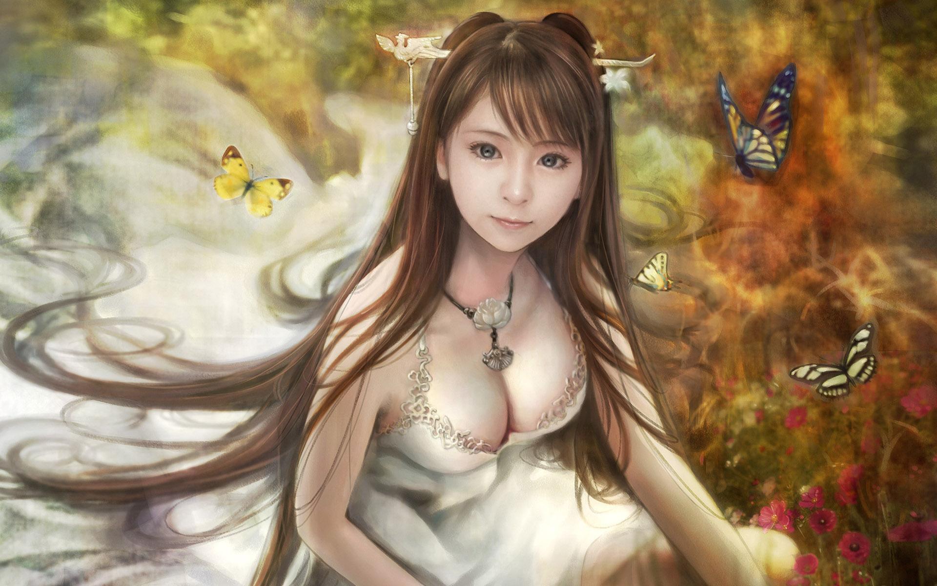 CG beautiful girl wallpaper by I Chen Lin Taiwan   Fantasy Wallpaper