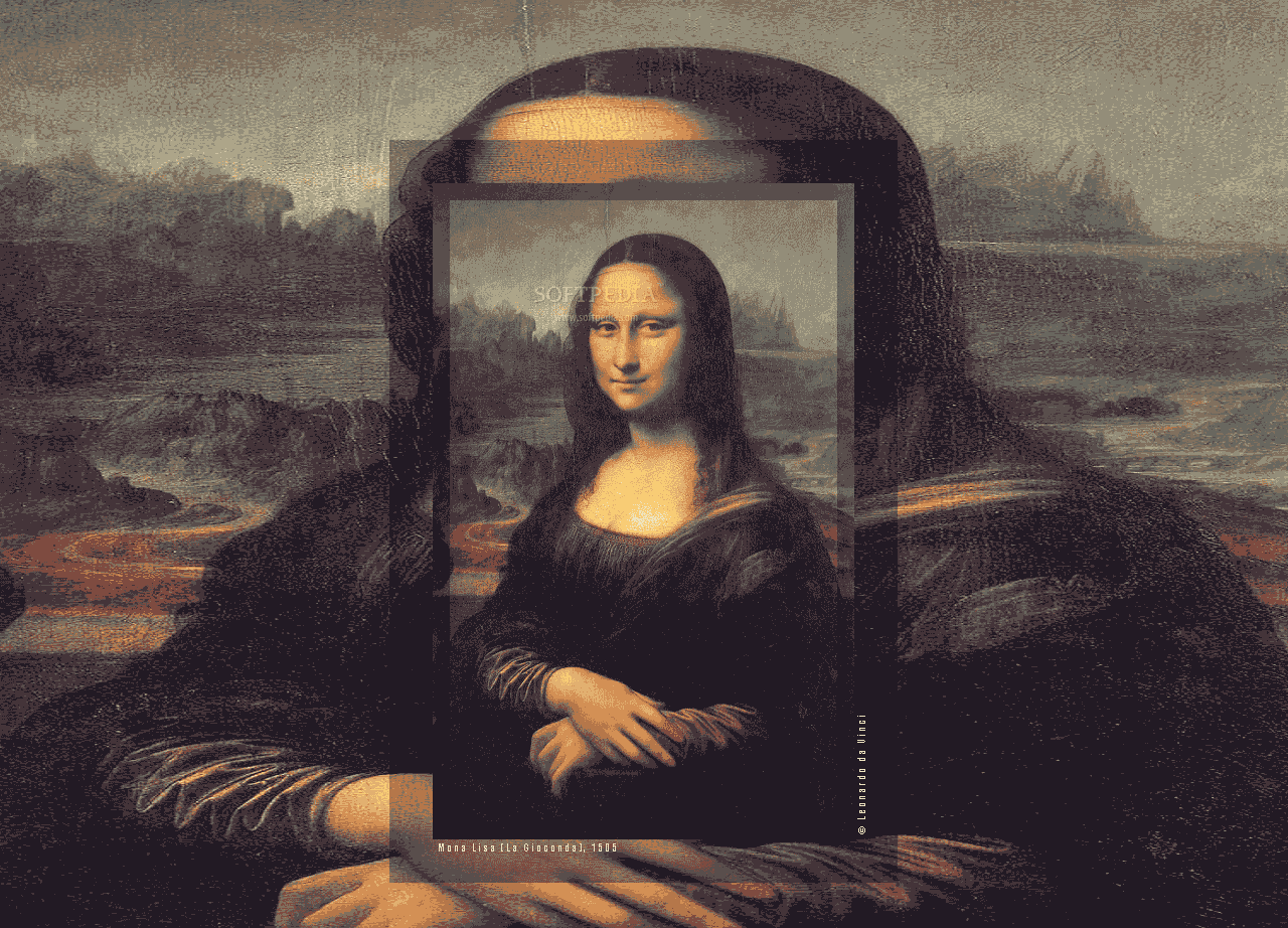Картина Леонардо да Винчи девушка в карете