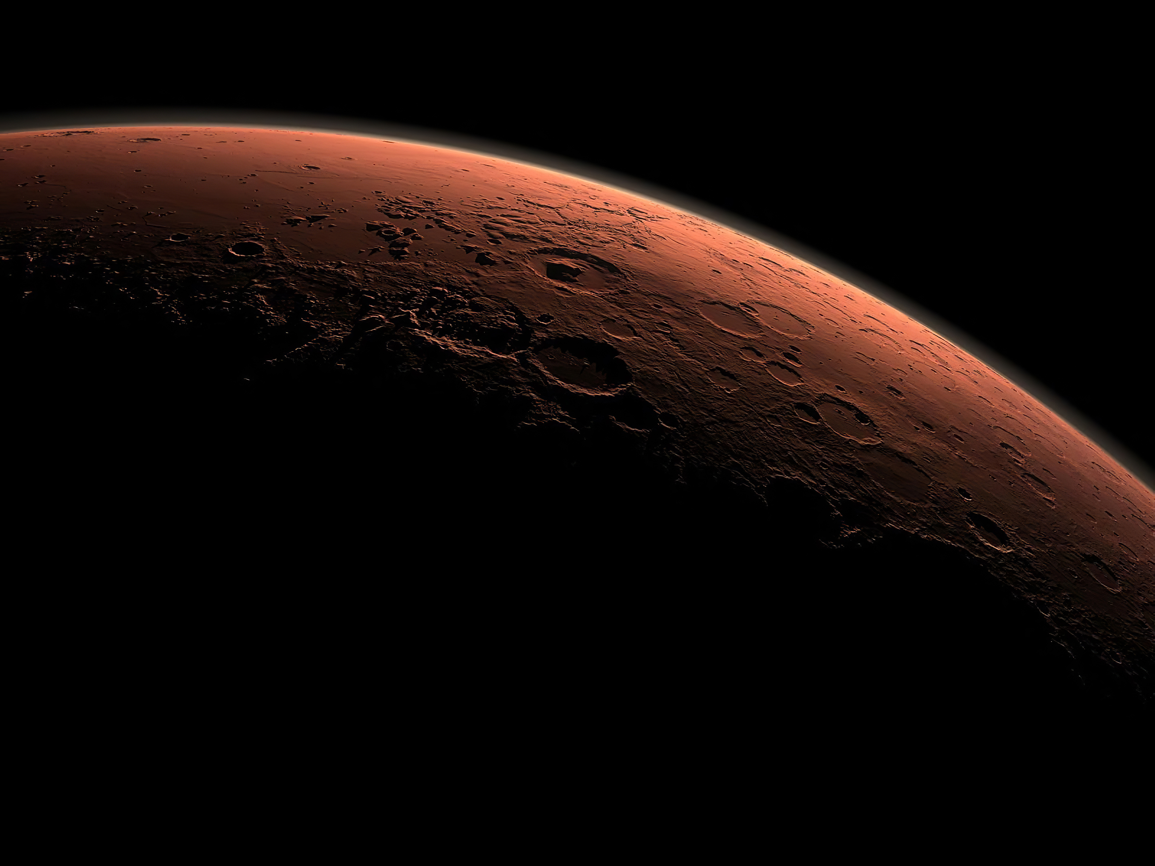 Mars Planet 4k Wallpaper HD Digital Universe Image