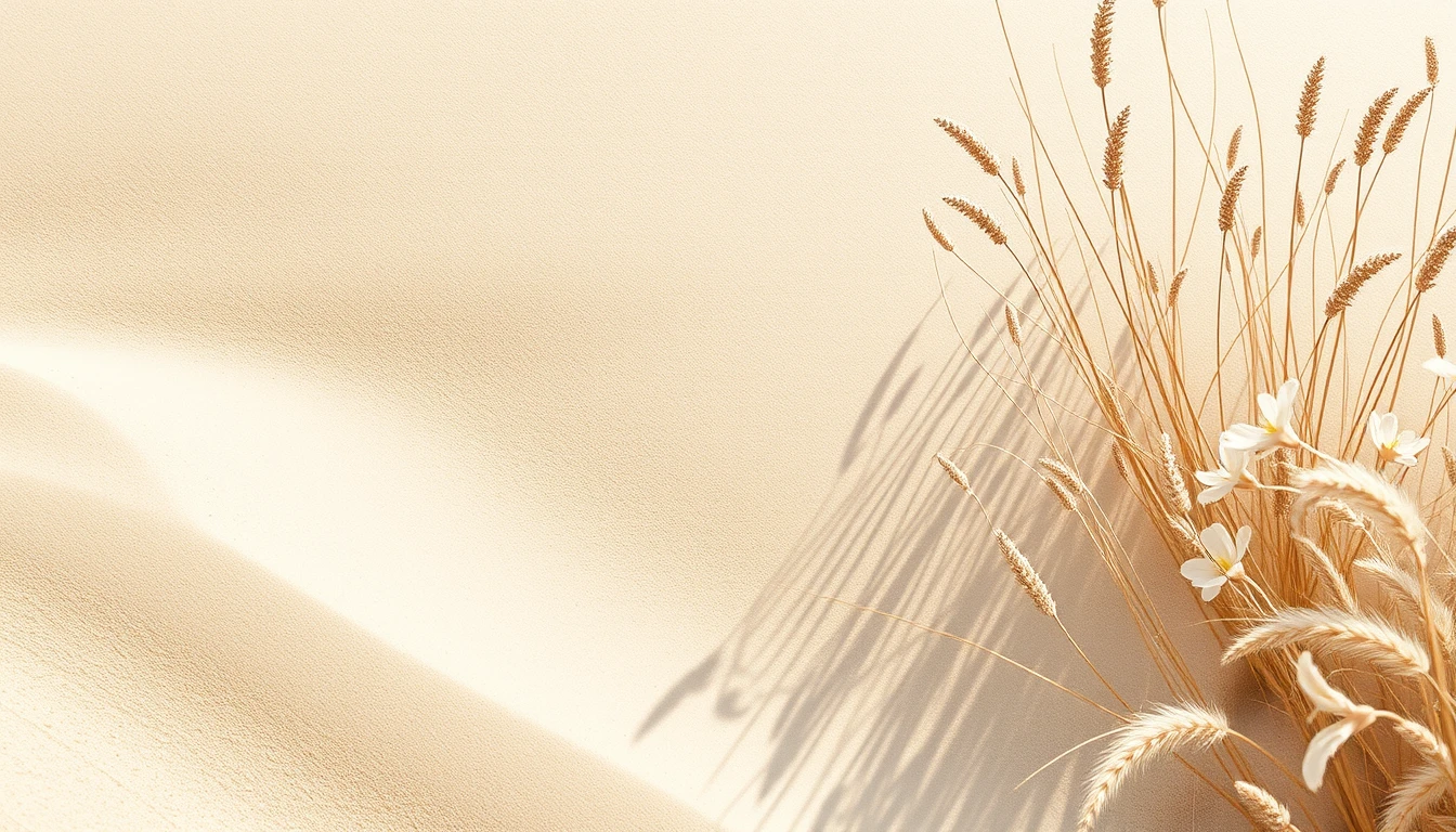 Beige Nature Wallpaper