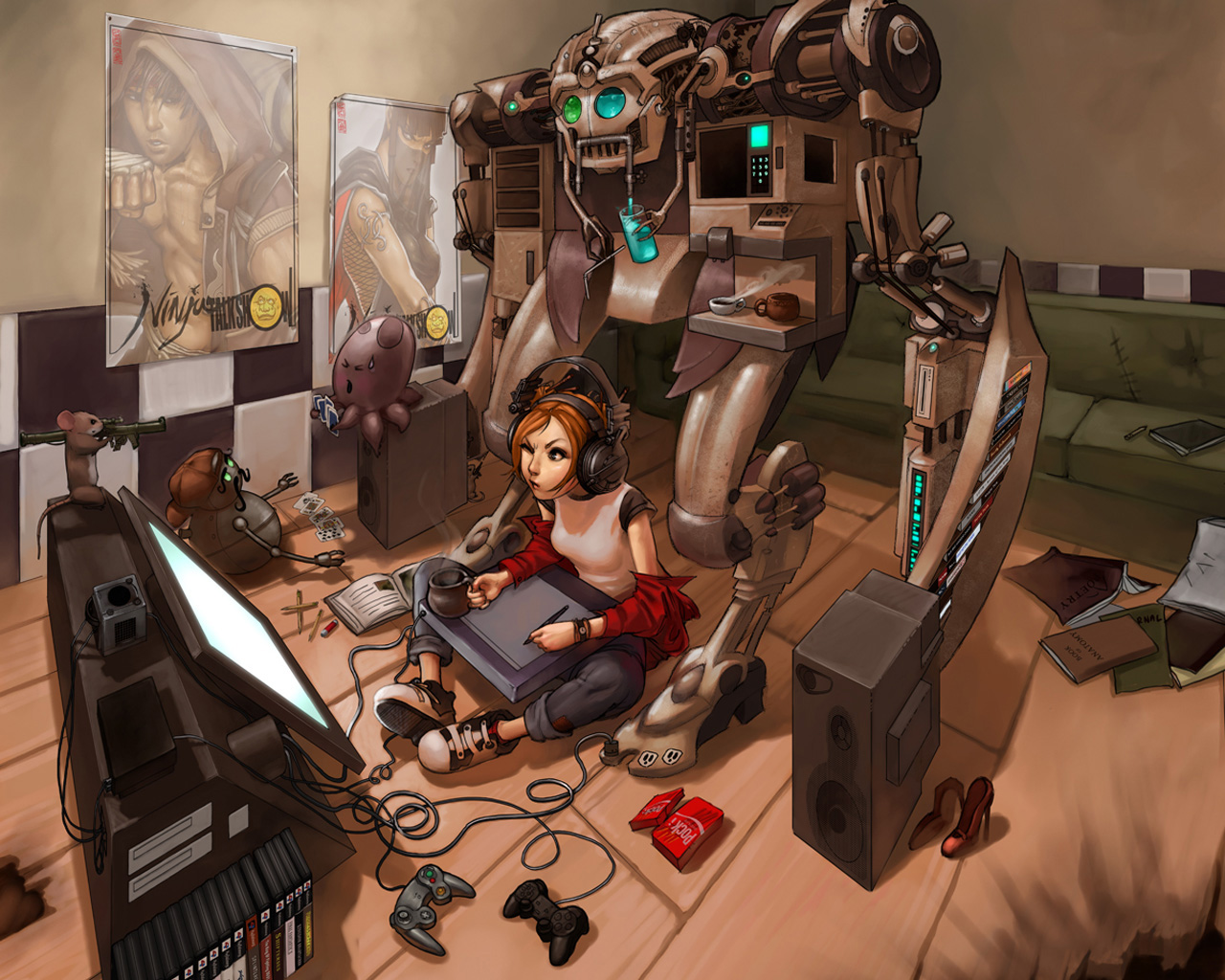 Girl wallpaper gaming Steam Workshop::Gamer