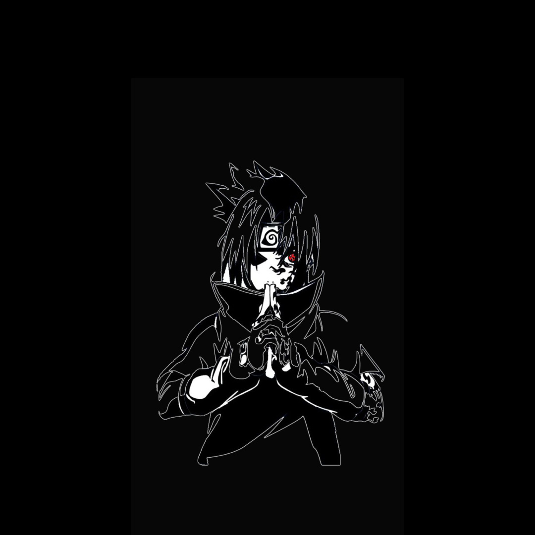Naruto Sasuke Uchiha Phone Case For iPhone Samsung Galaxy Pixel Oneplus Wallpaper