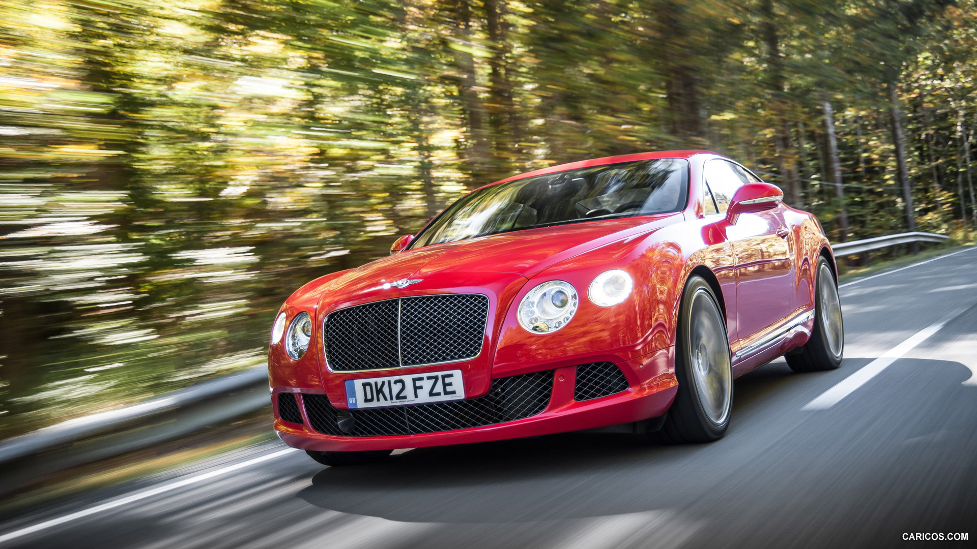 Bentley Continental Gt Speed St James Red Front HD
