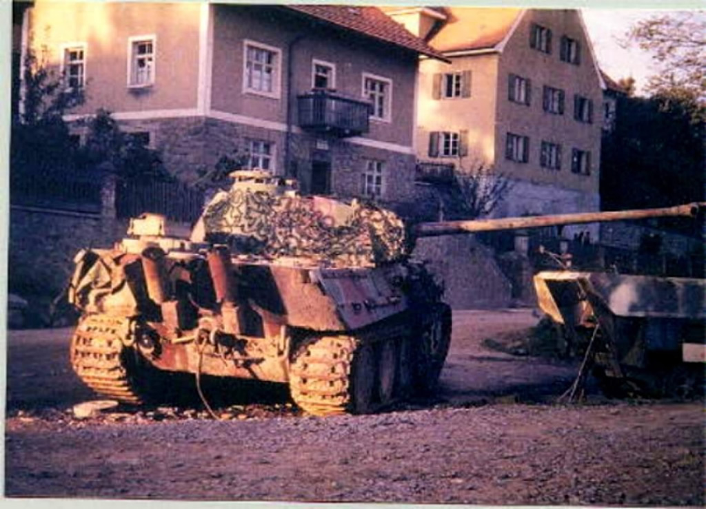 Panther Tank Out Of Action