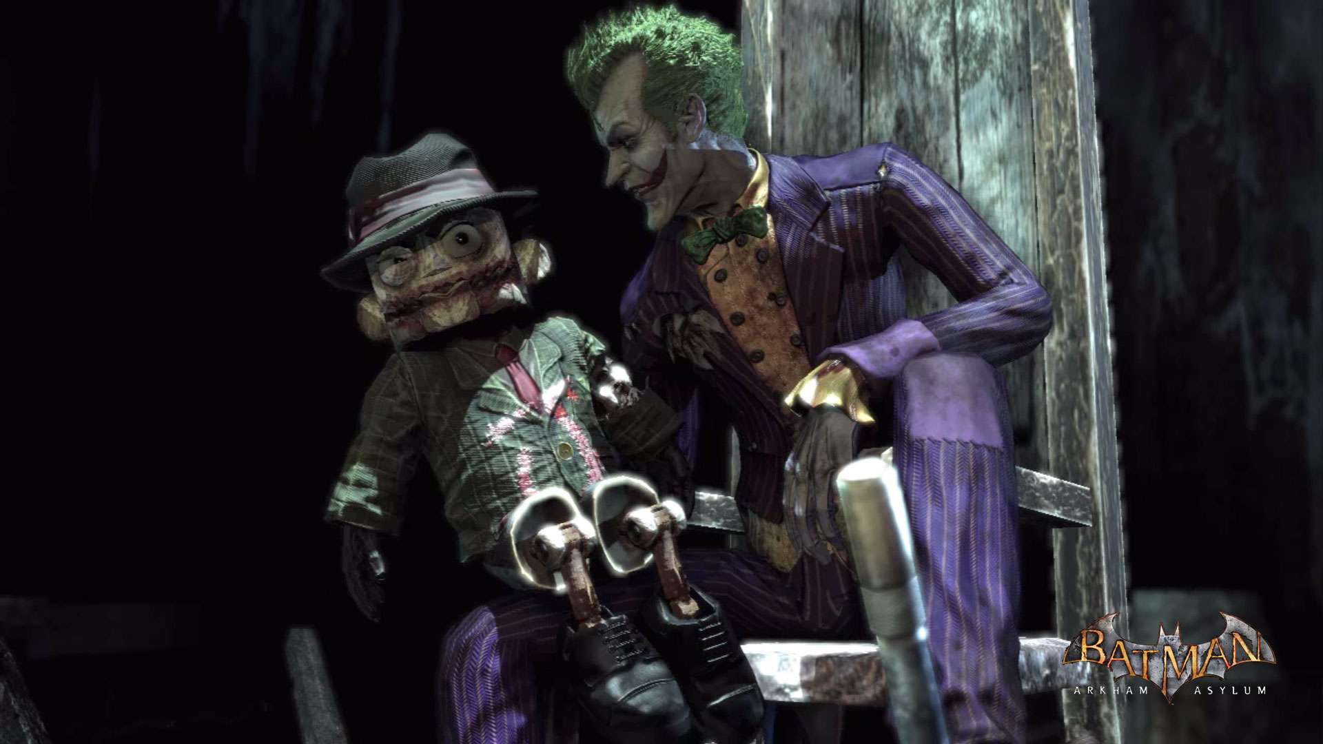 Batman Arkham Asylum Joker Scarface Puppet Wallpaper