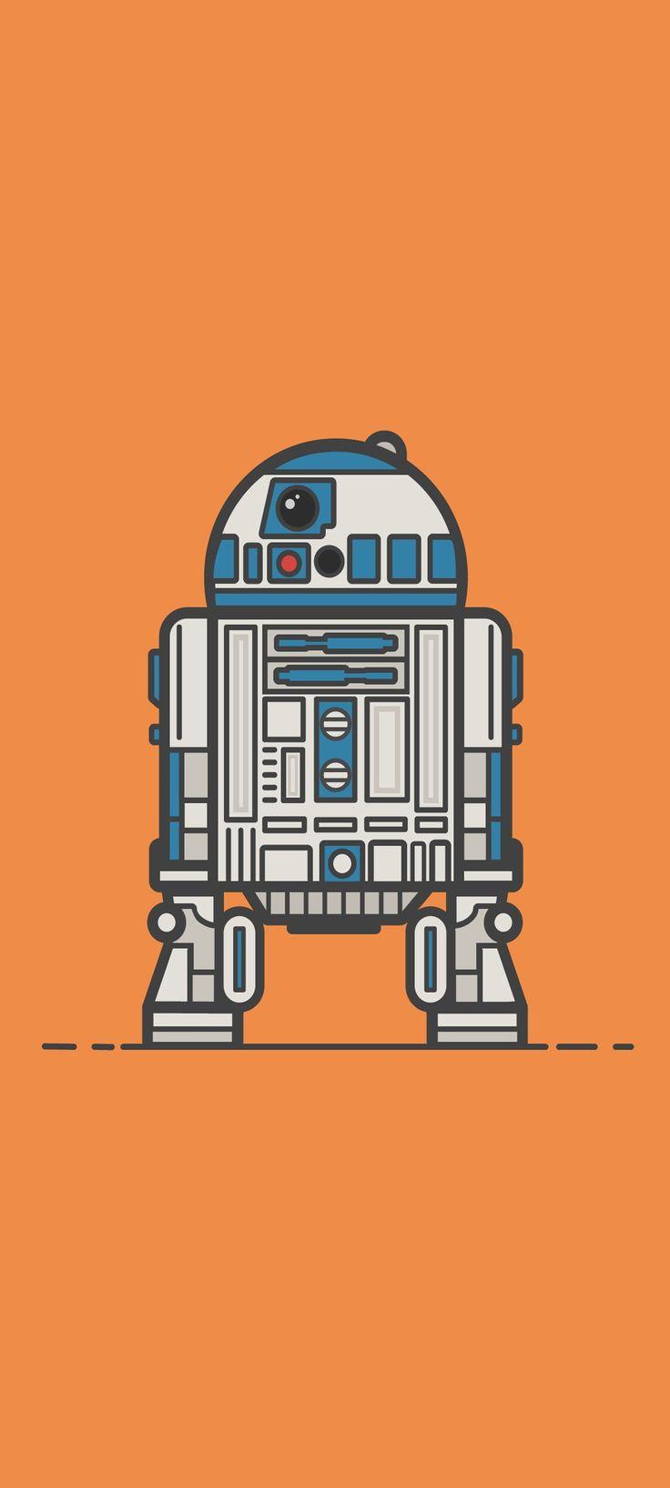 R2 D2 HD Mobile Wallpaper Star Wars Art