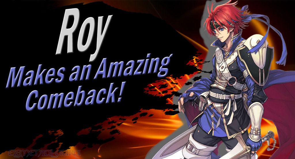 Roy back for SSB4 by Elemental Aura on