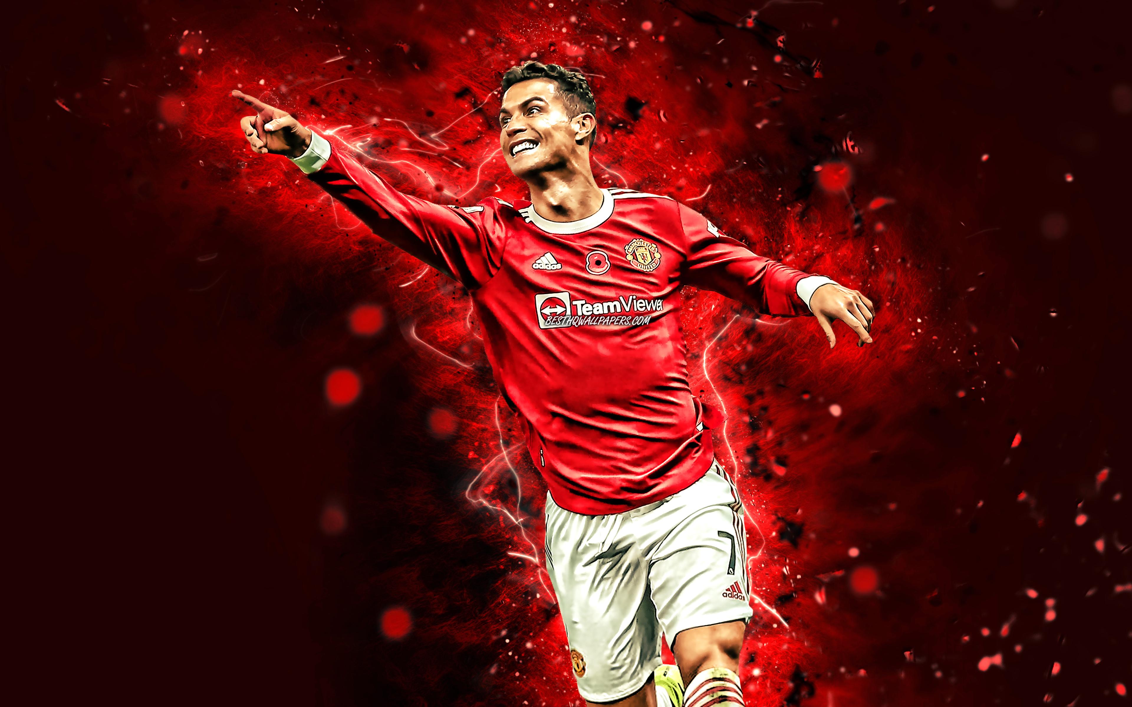 Free download Download wallpapers 4k Cristiano Ronaldo Manchester