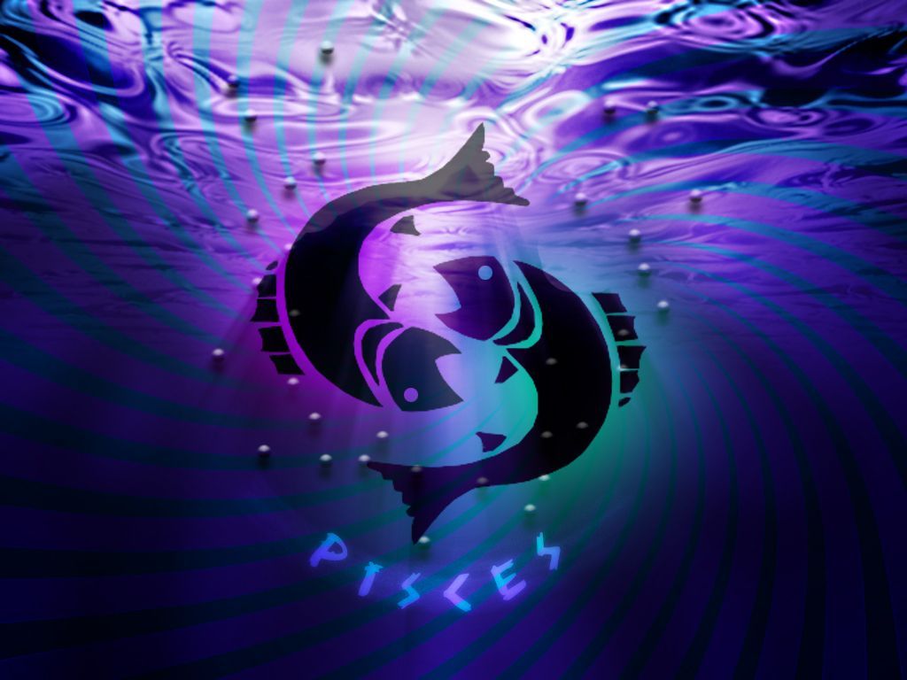 Pisces Symbols Wallpaper Top Background