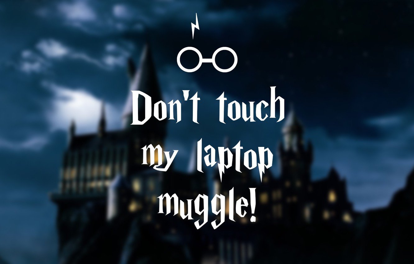 Wallpaper magic protection glasses Harry Potter scar funny
