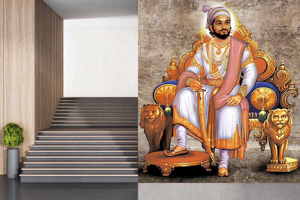 Shivaji Maharaj Customised Wallpaper Myindianthings