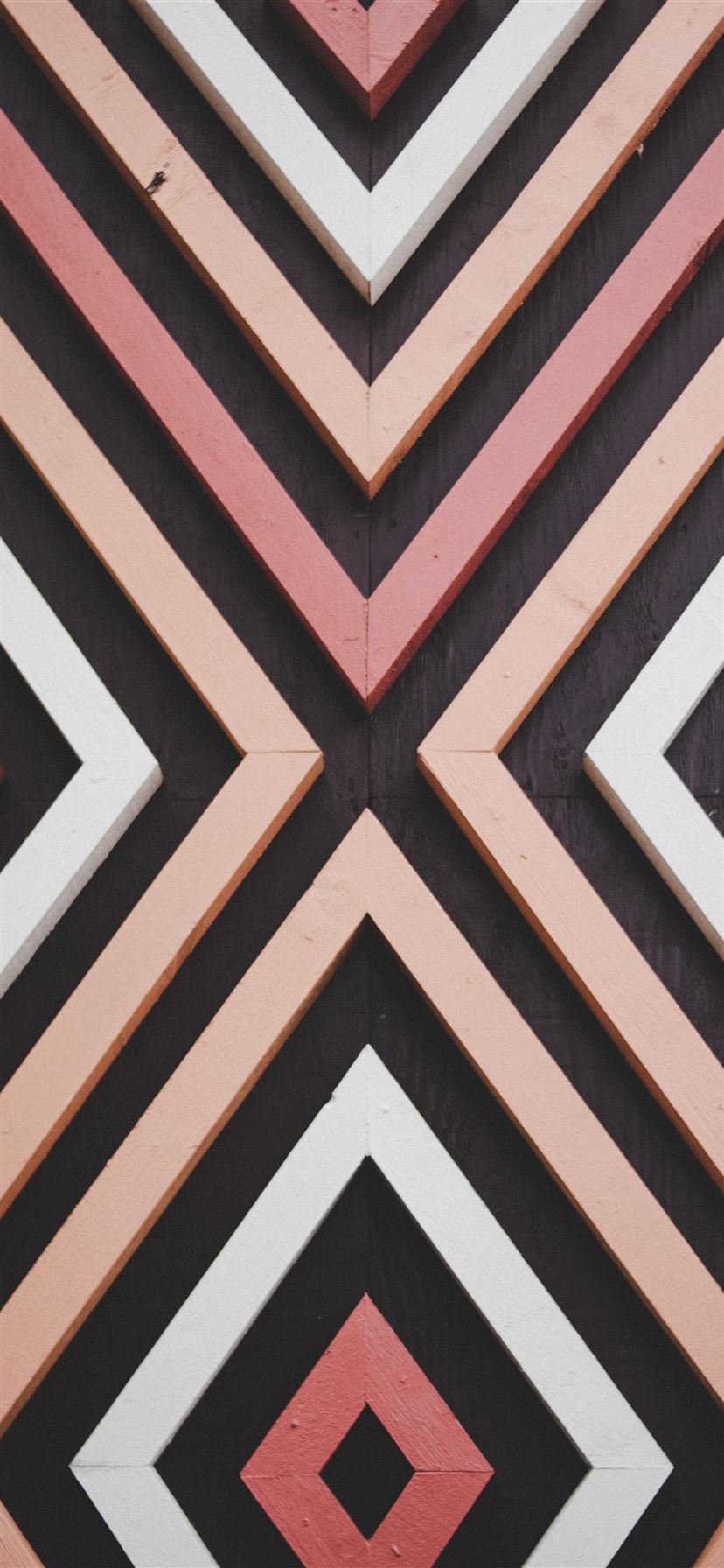 Pink Black And White Wall iPhone Wallpaper