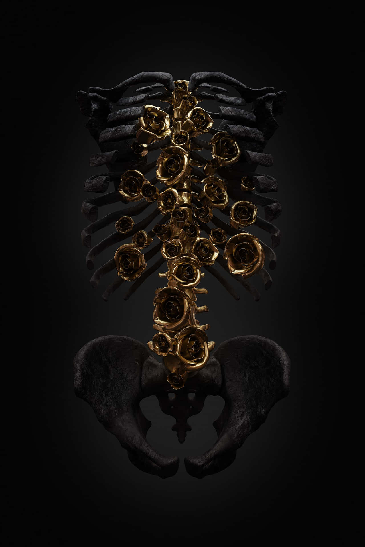 Black And Gold Aesthetic Wallpaper