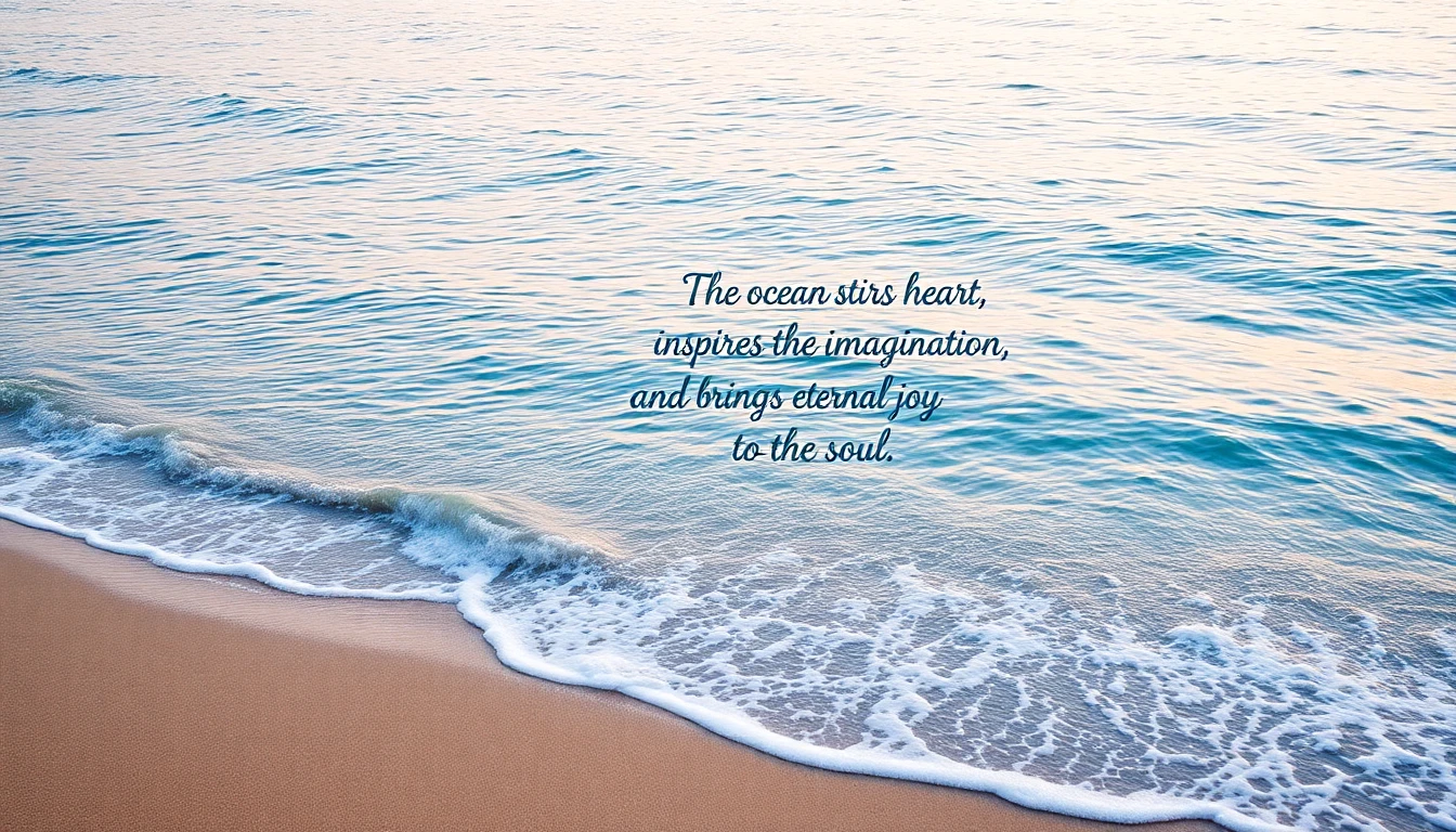 Ocean Quote Wallpaper