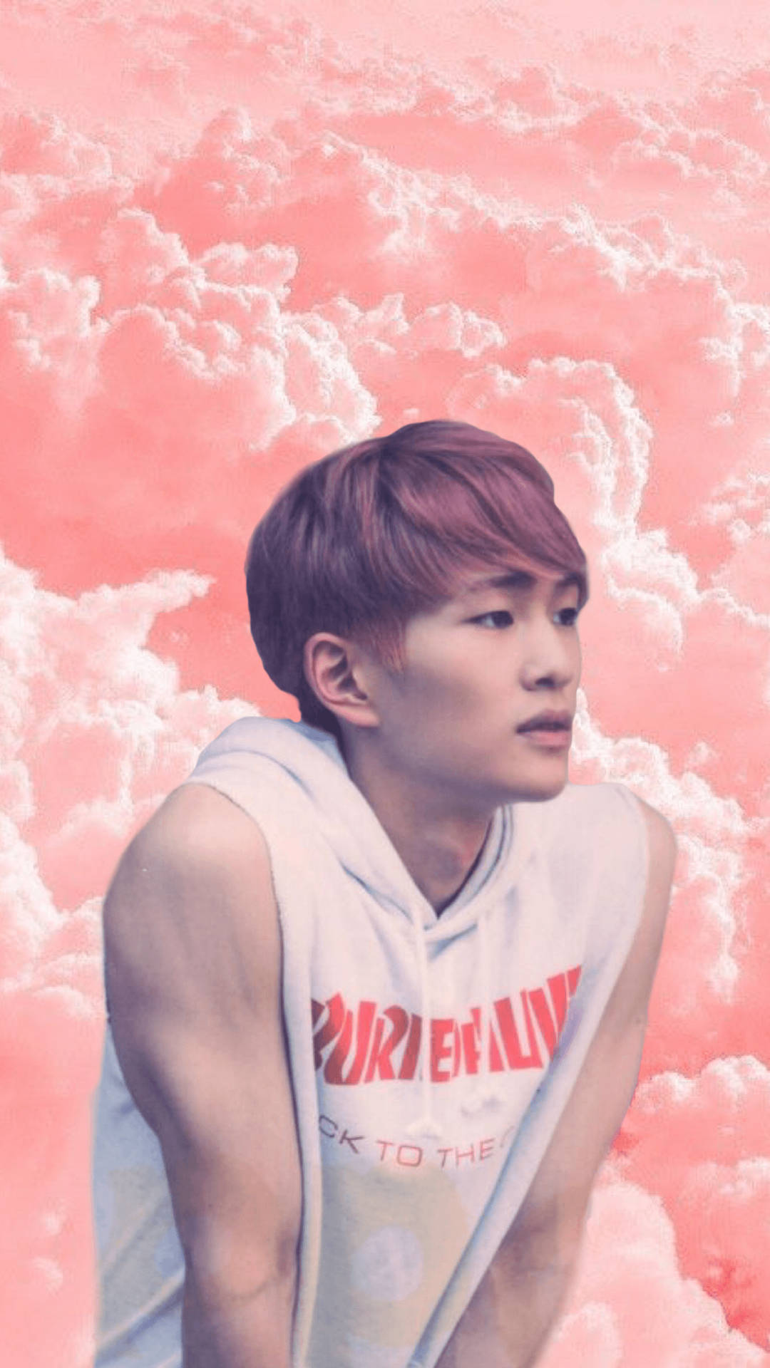 Shinee Onew Pink Clouds 6474jcunoxnj5r2n Wallpaper