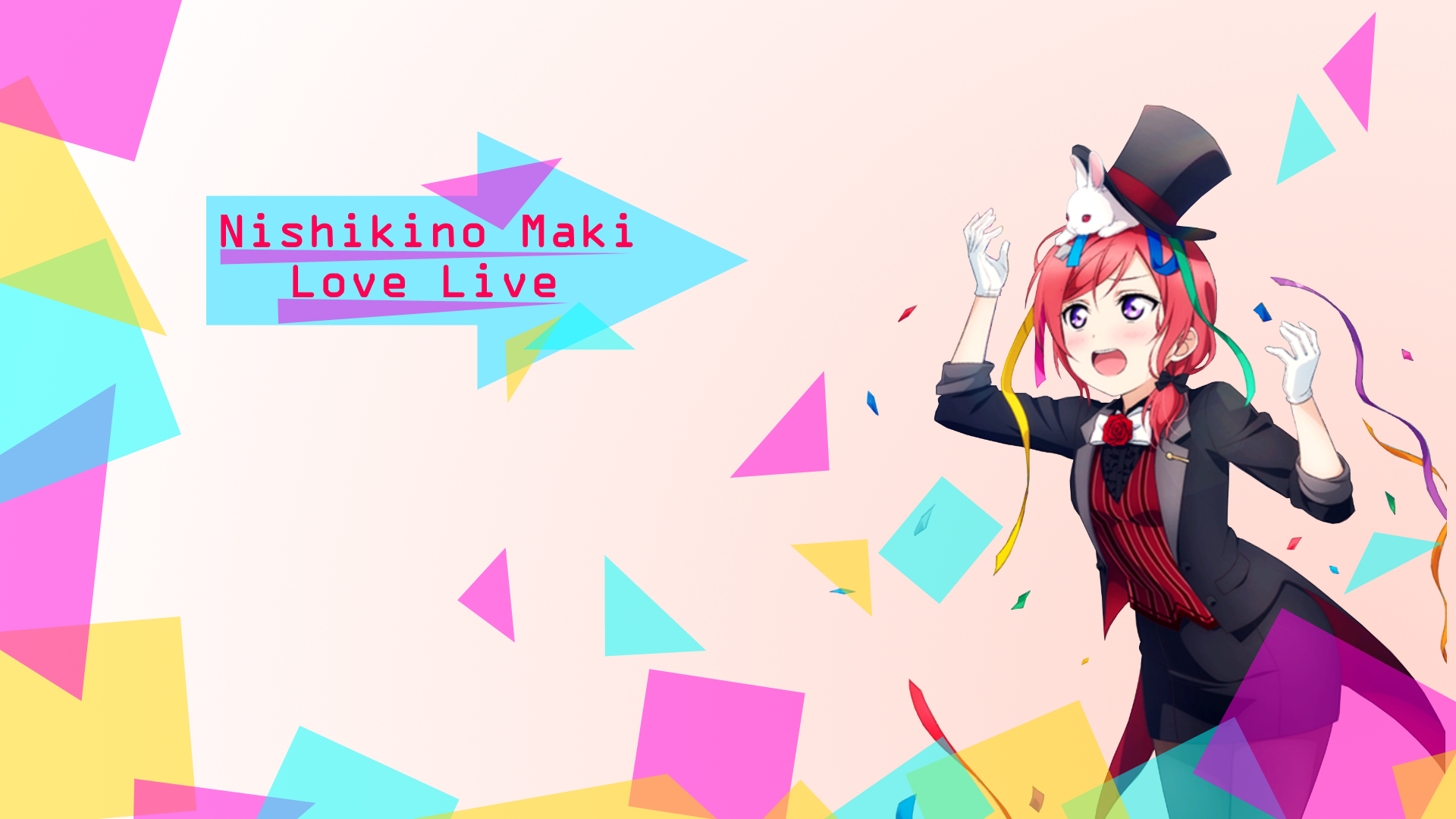 Love Live Nishikino Maki Wallpaper Shapes By