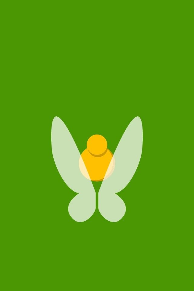 Tinkerbell Find More Minimalistic And Disney Wallpaper For