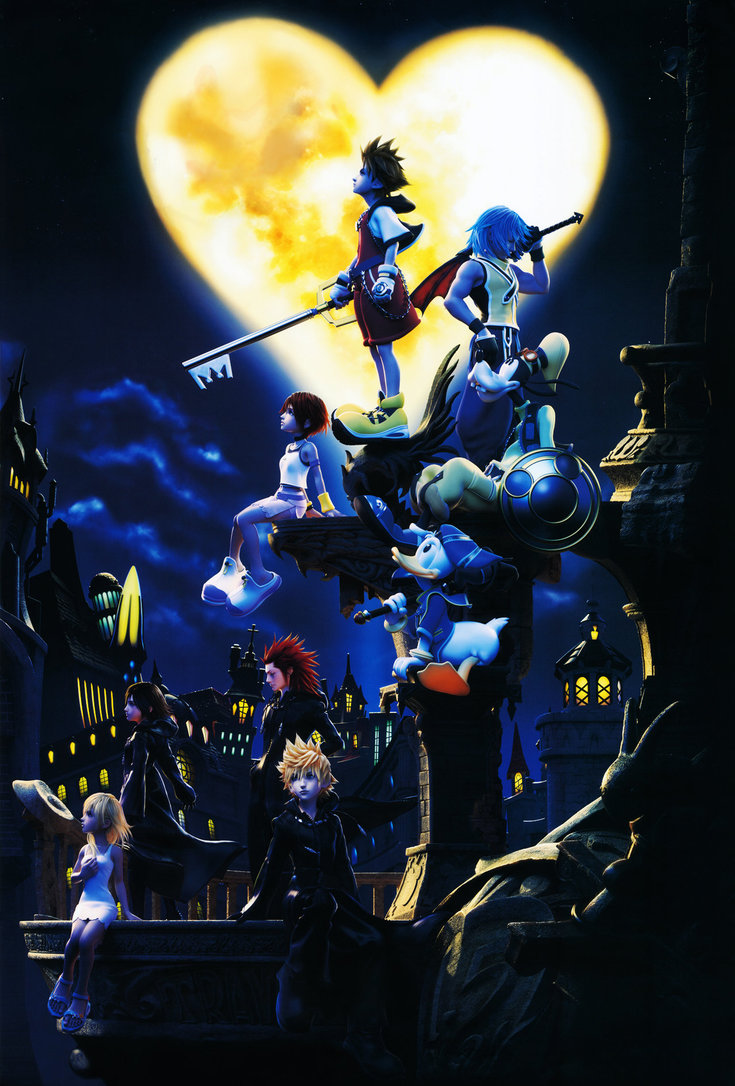 kingdom hearts 3 box art wallpaper