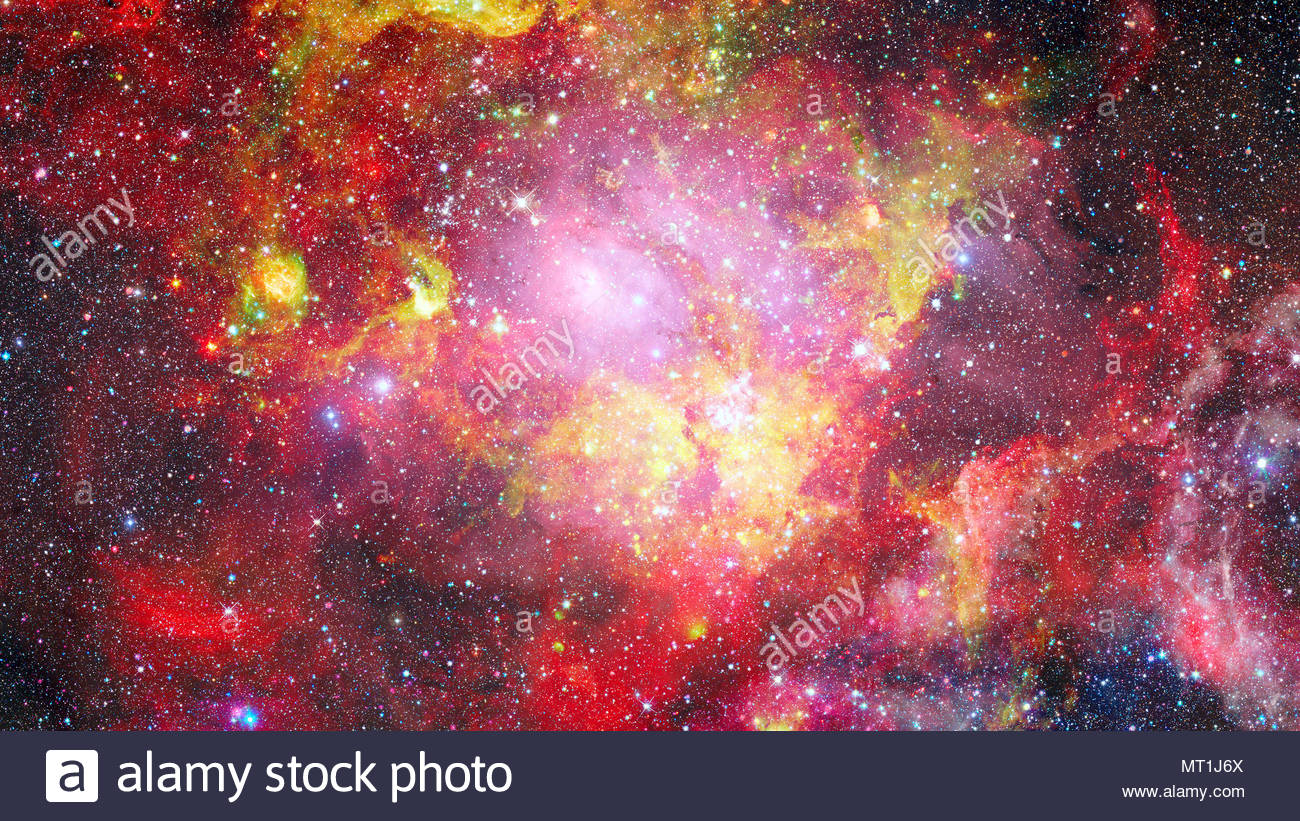 Supernova Explosion With Glowing Nebula In The Background