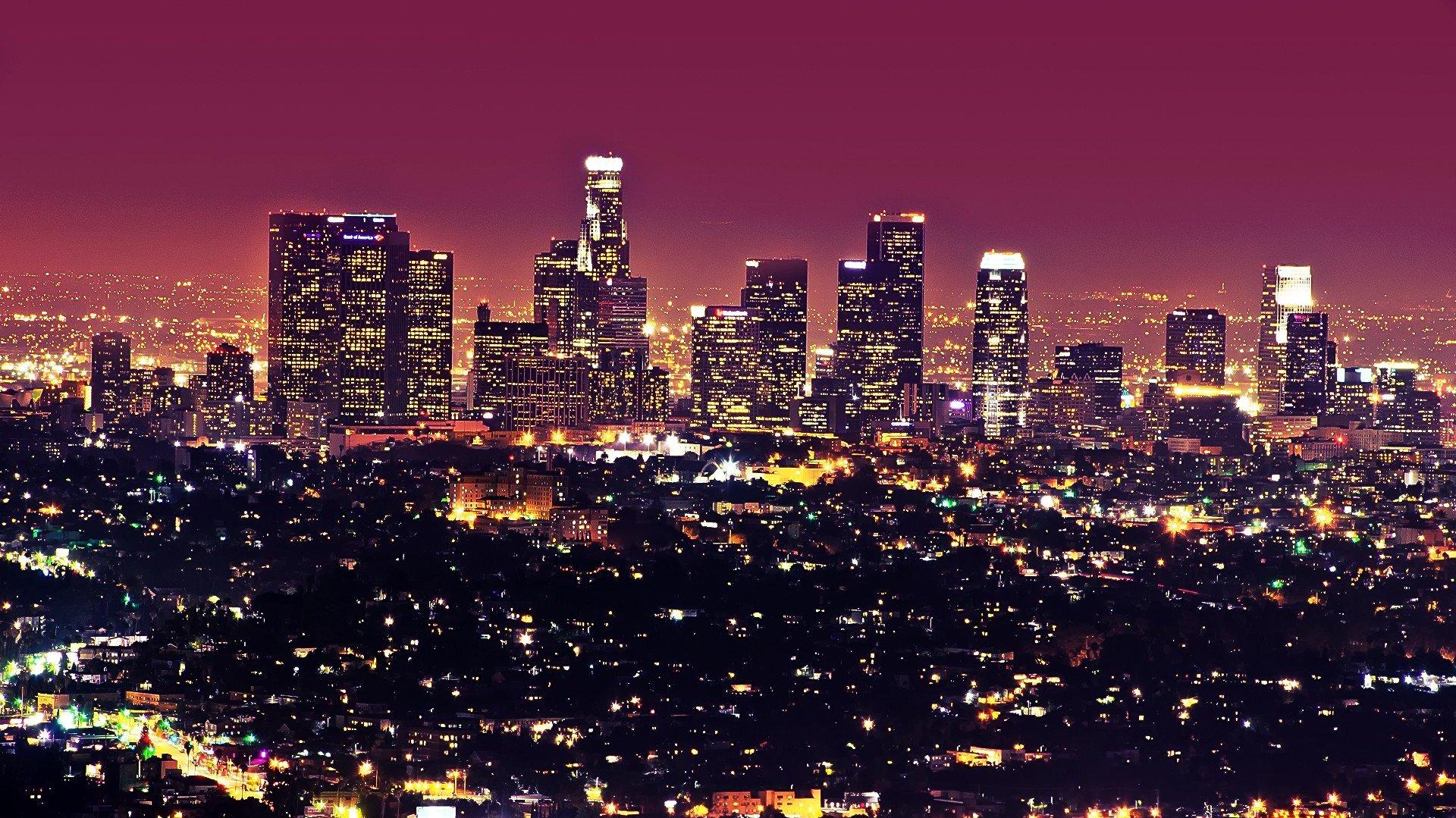Skyline Los Angeles HD Wallpaper