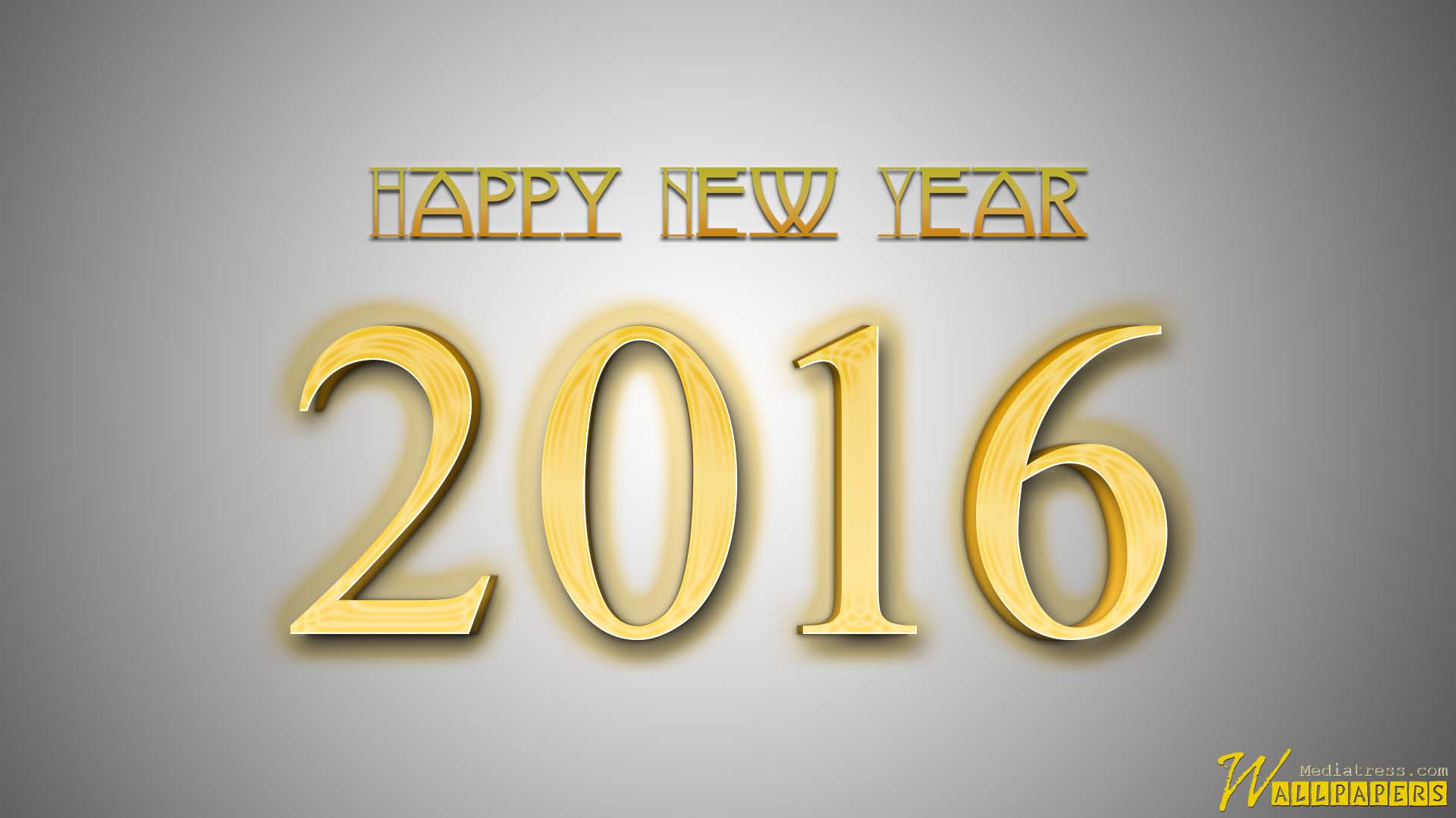 Happy New Year 2016 Wallpaper 3D HD MT WallPapers