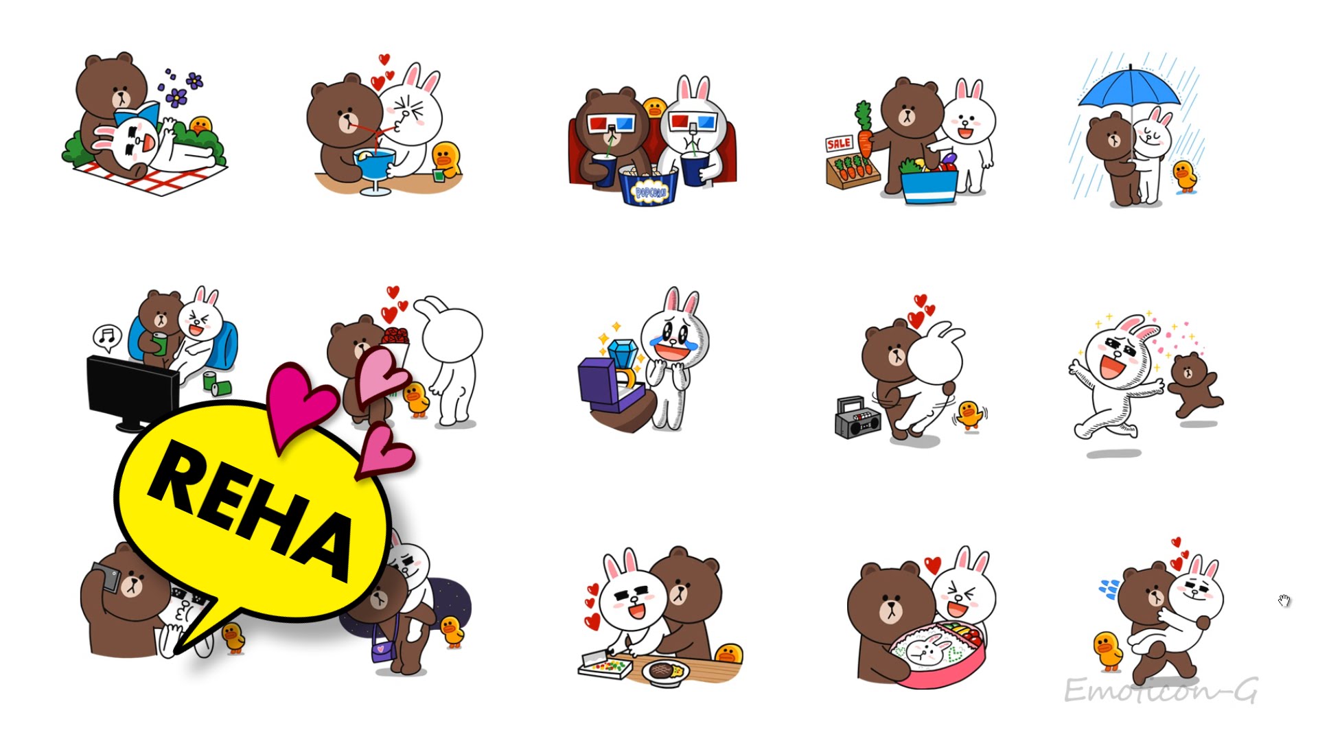 Brown Cony S Secret Date Line Characters