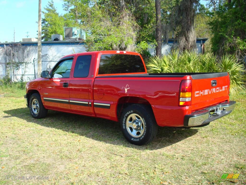 Victory Red Chevrolet Silverado Ls Extended Cab