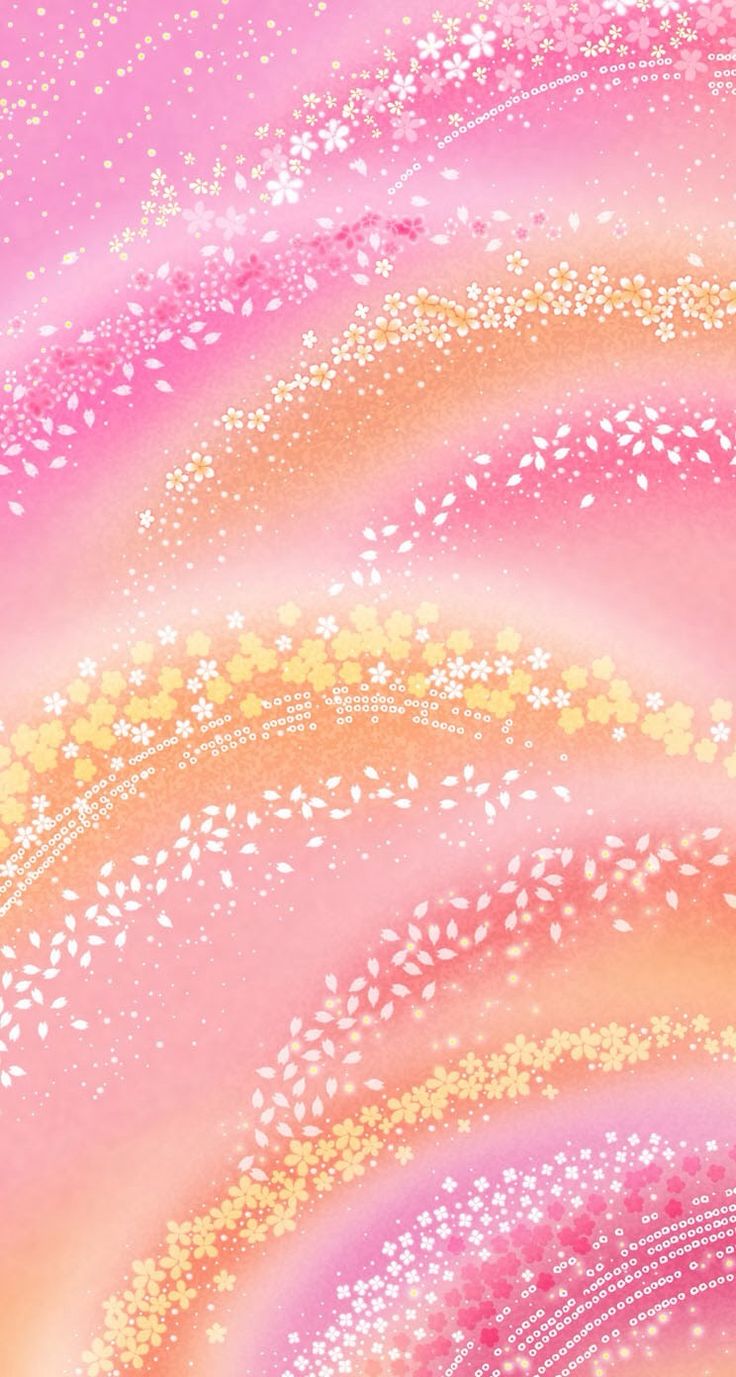 Pink Glitter Iphone Wallpaper Orange pink flowers iphone wallpaper