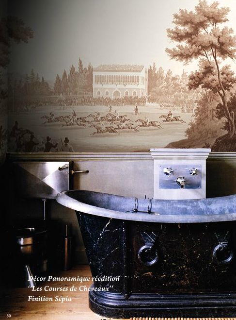 Panoramic Scenic Wallpaper Zuber Fr Bathrooms