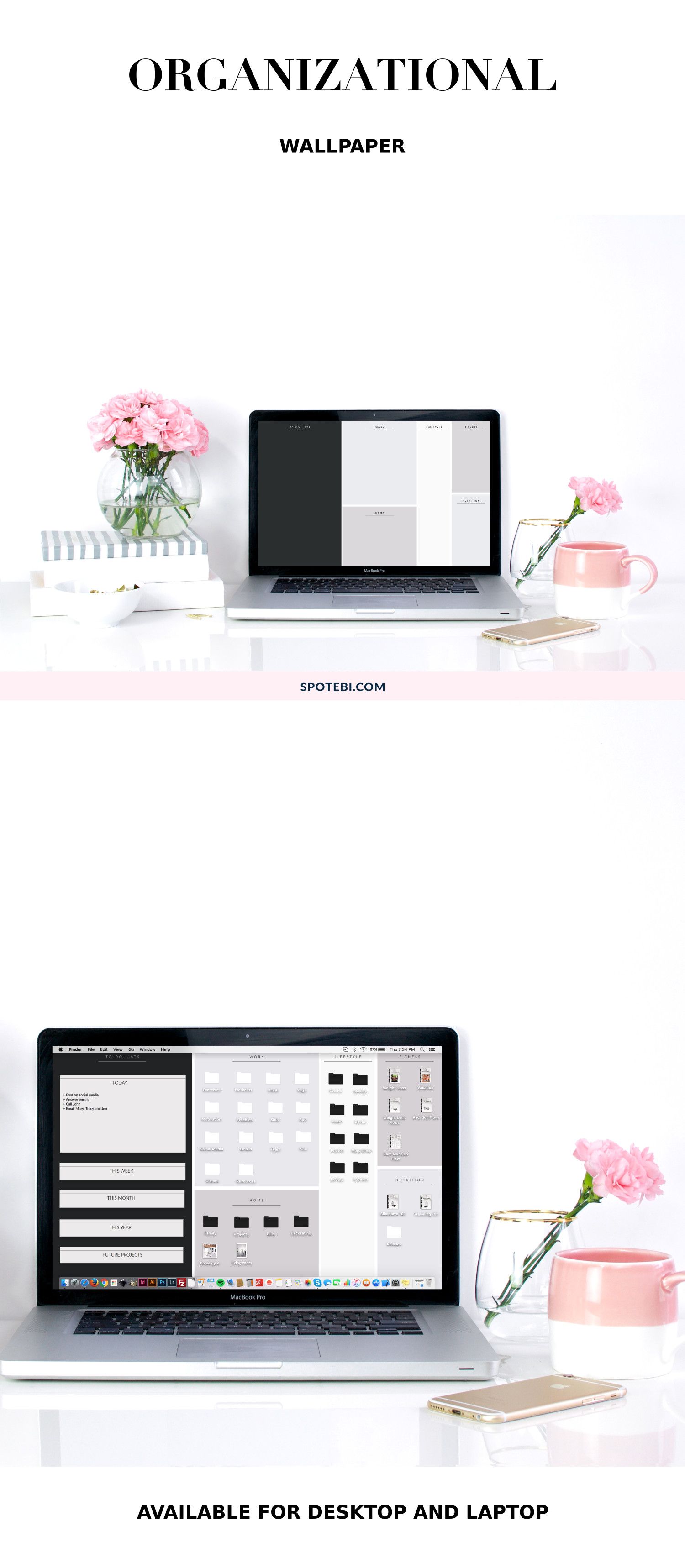 Organizational Wallpaper Ideal Home Desktop Summer