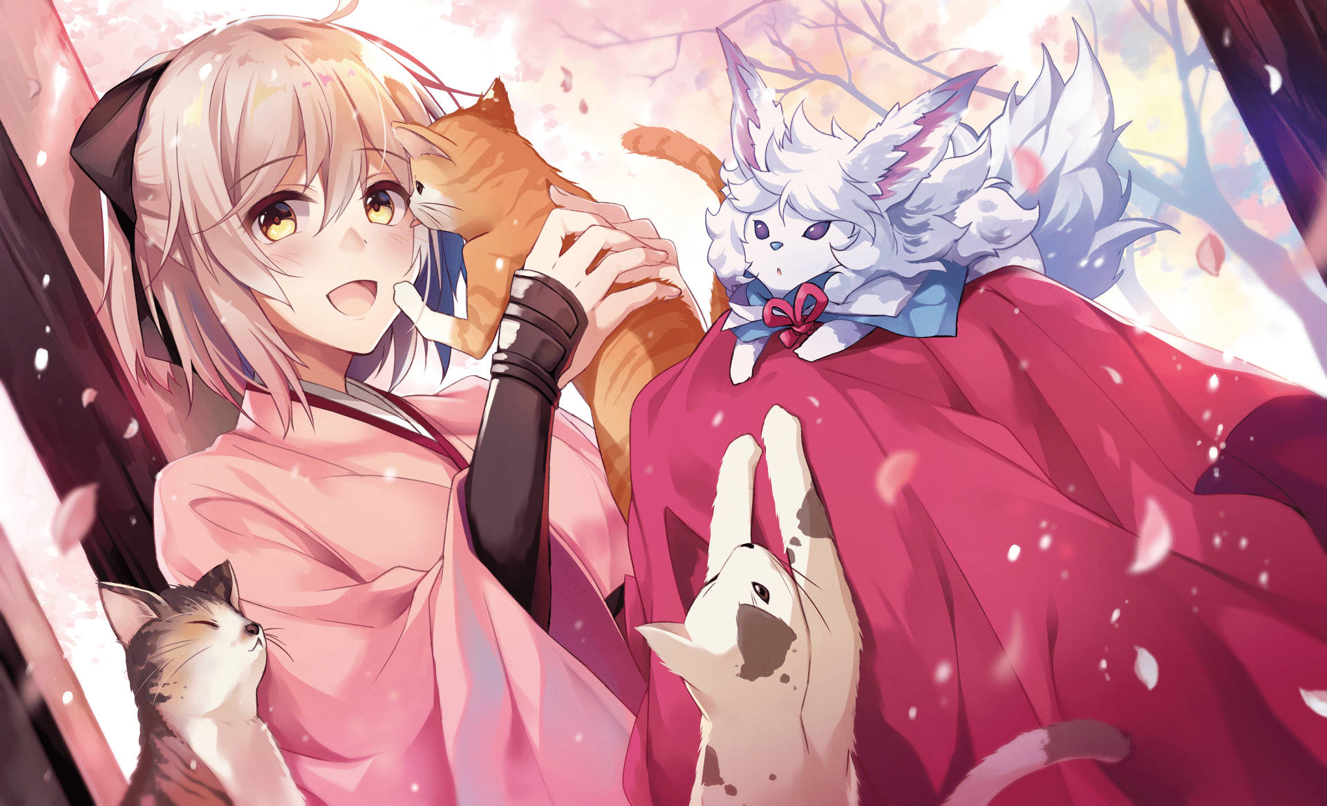 Anime Cat Wallpaper
