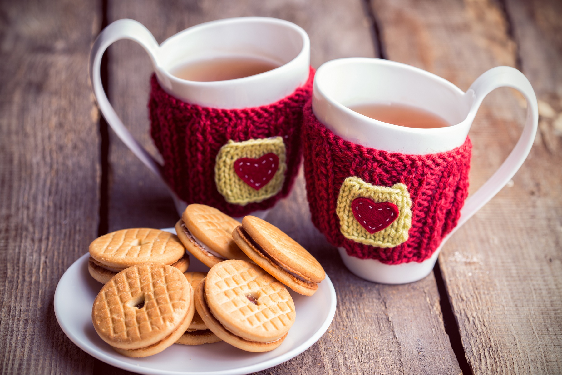 Coffee With Biscuits Wallpaper High Quality