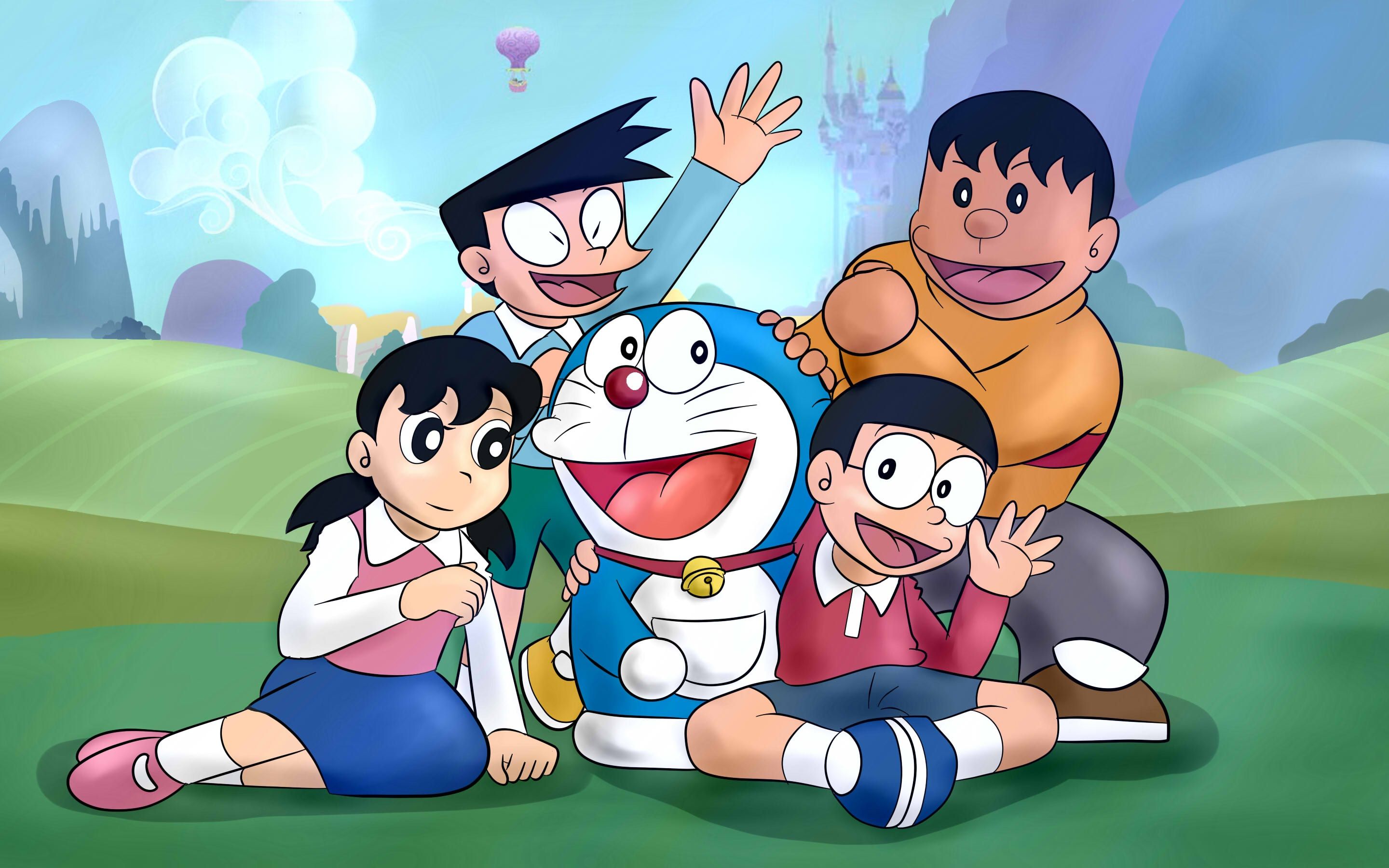 Wallpaper Doraemon Classic Anime HD Picture Image