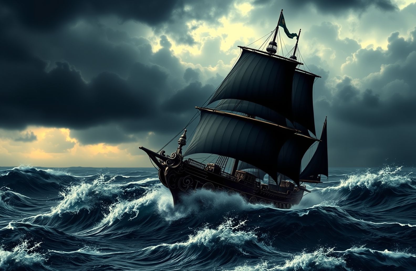 The Black Pearl Wallpaper