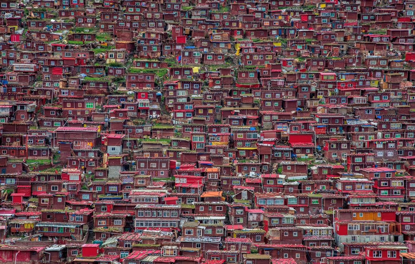 Wallpaper the city home China China slums images for desktop 1332x850