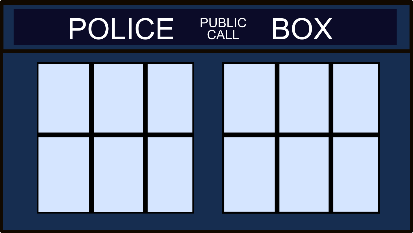 Displaying Image For Tardis Police Box Sign