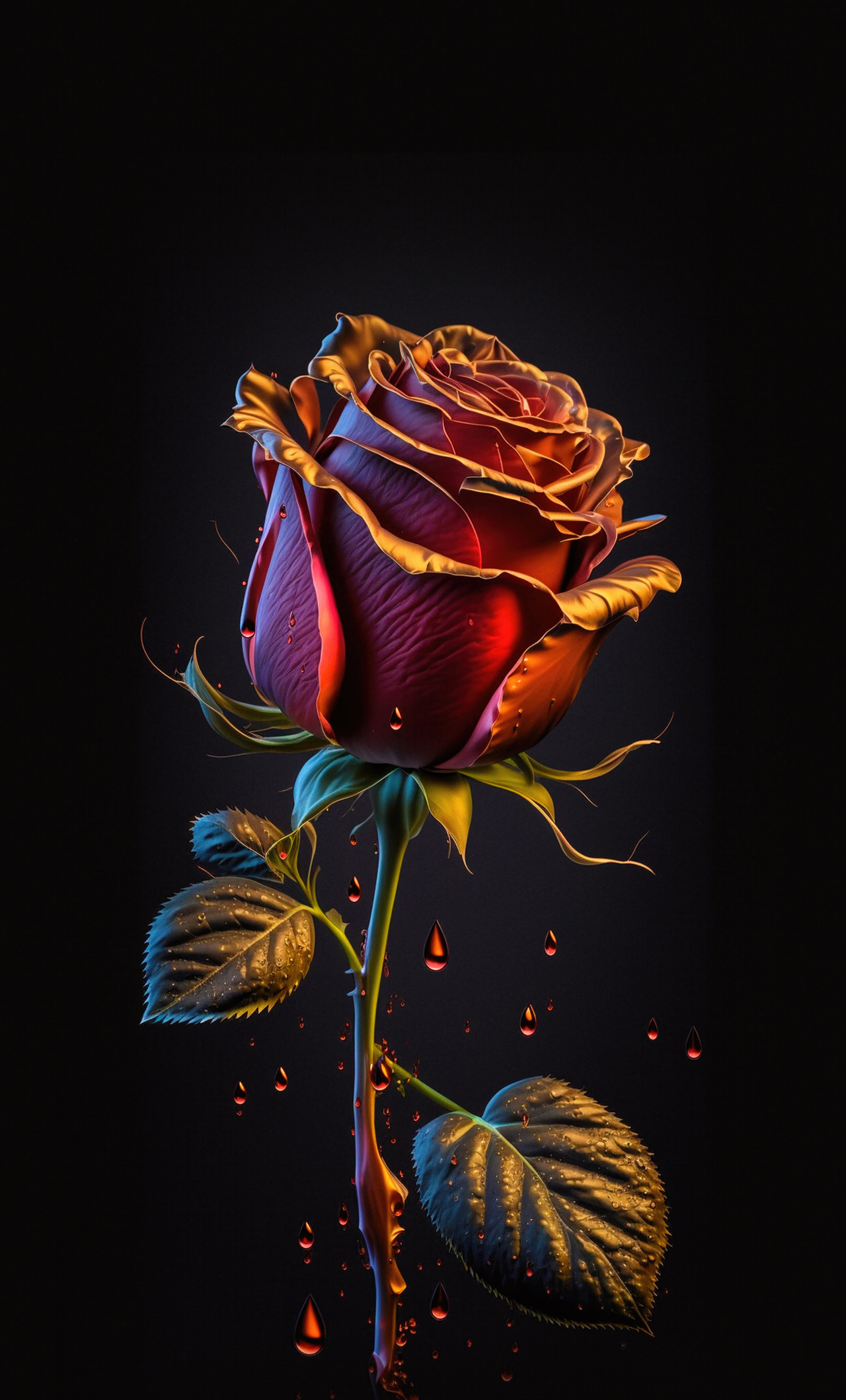 Details More Than Dark Rose Wallpaper