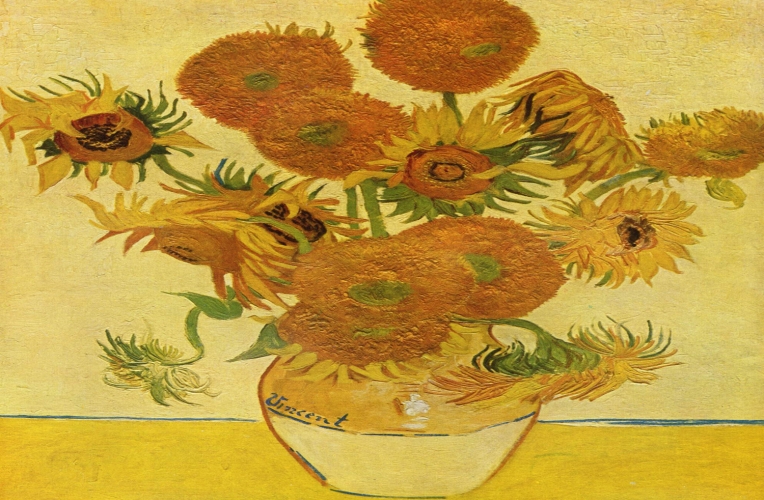Sunflowers By Van Gogh Art Wall Mural Muralswallpaper Co Uk