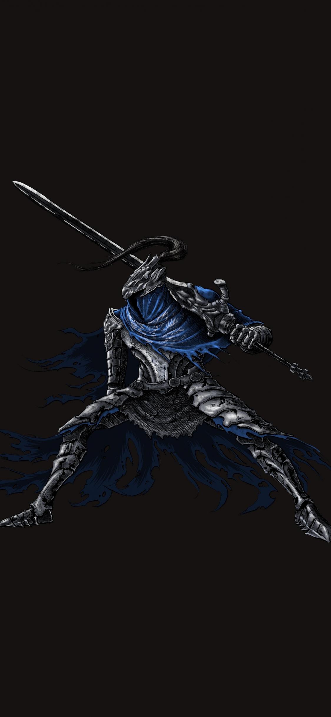 Wallpaper Minimal Warrior Video Game Dark
