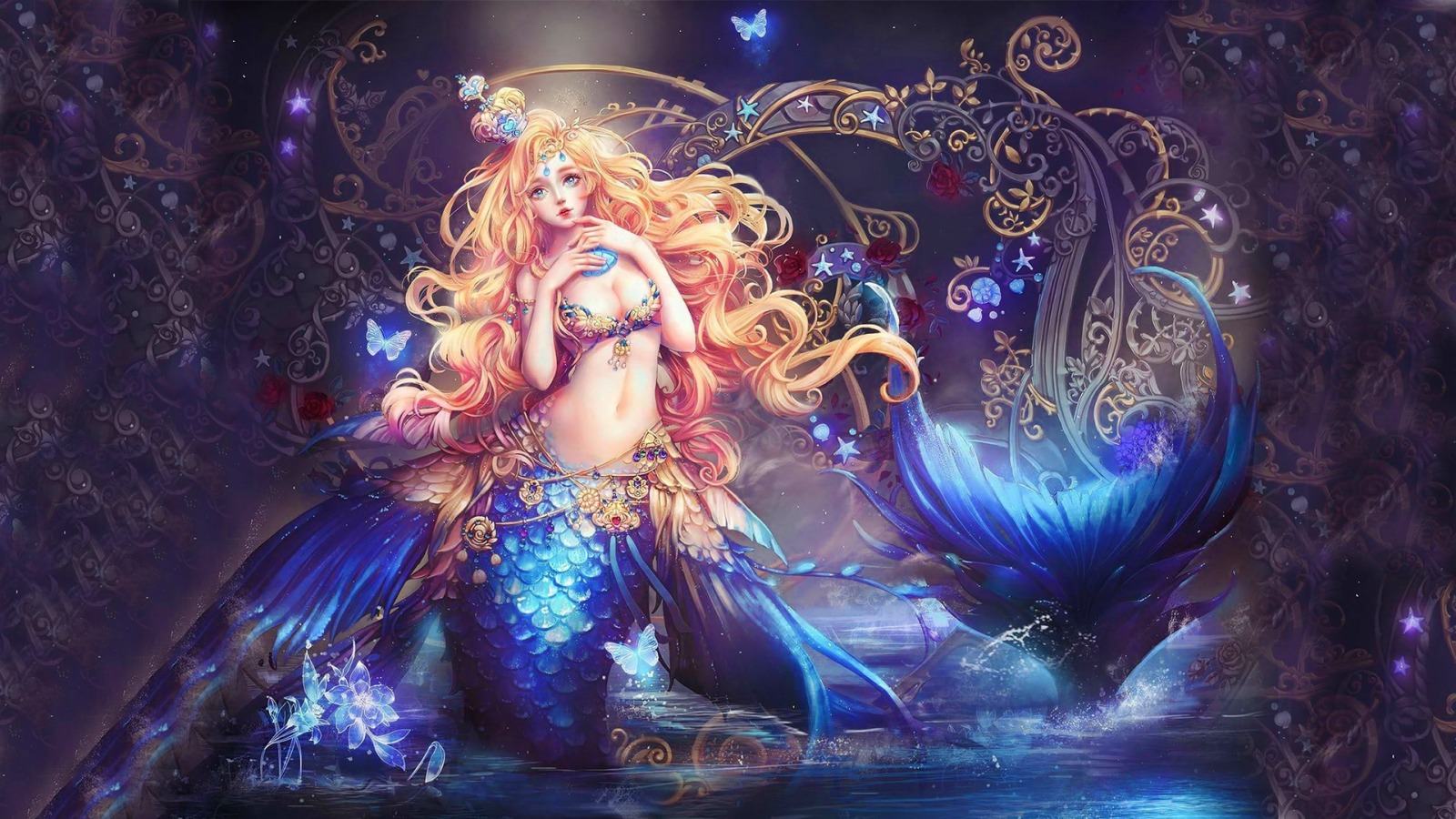 Fantasy Mermaid Wallpaper Image Dodowallpaper