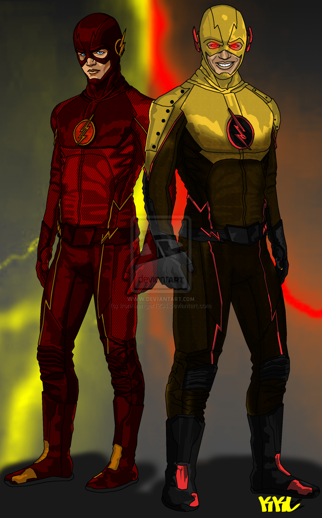 The Flash And Reverse By Ironavenger1234