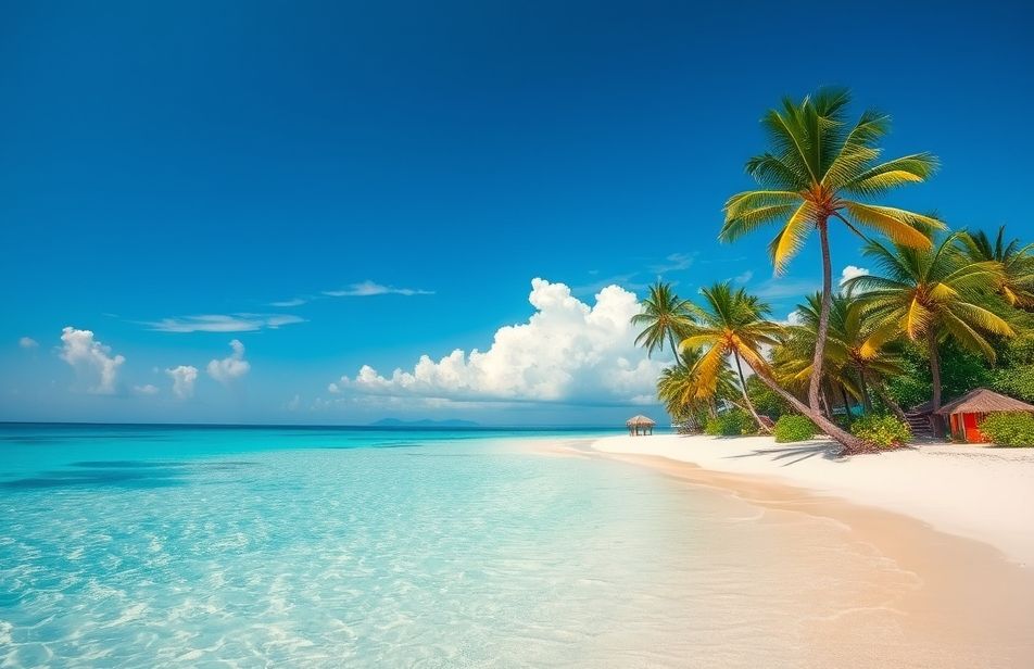 Tropical Island Wallpaper