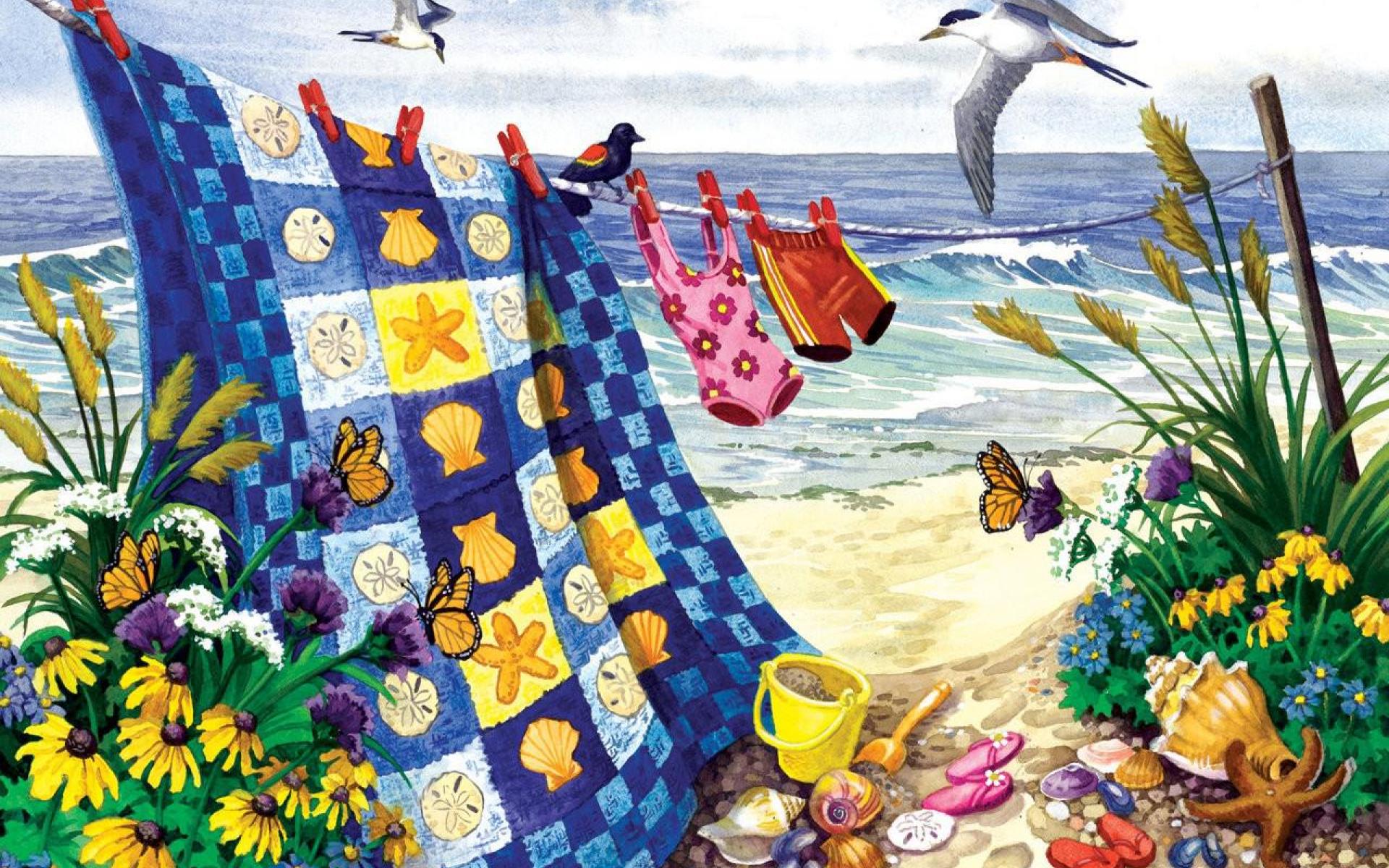 Summer Quilt High Quality And Resolution Wallpaper On
