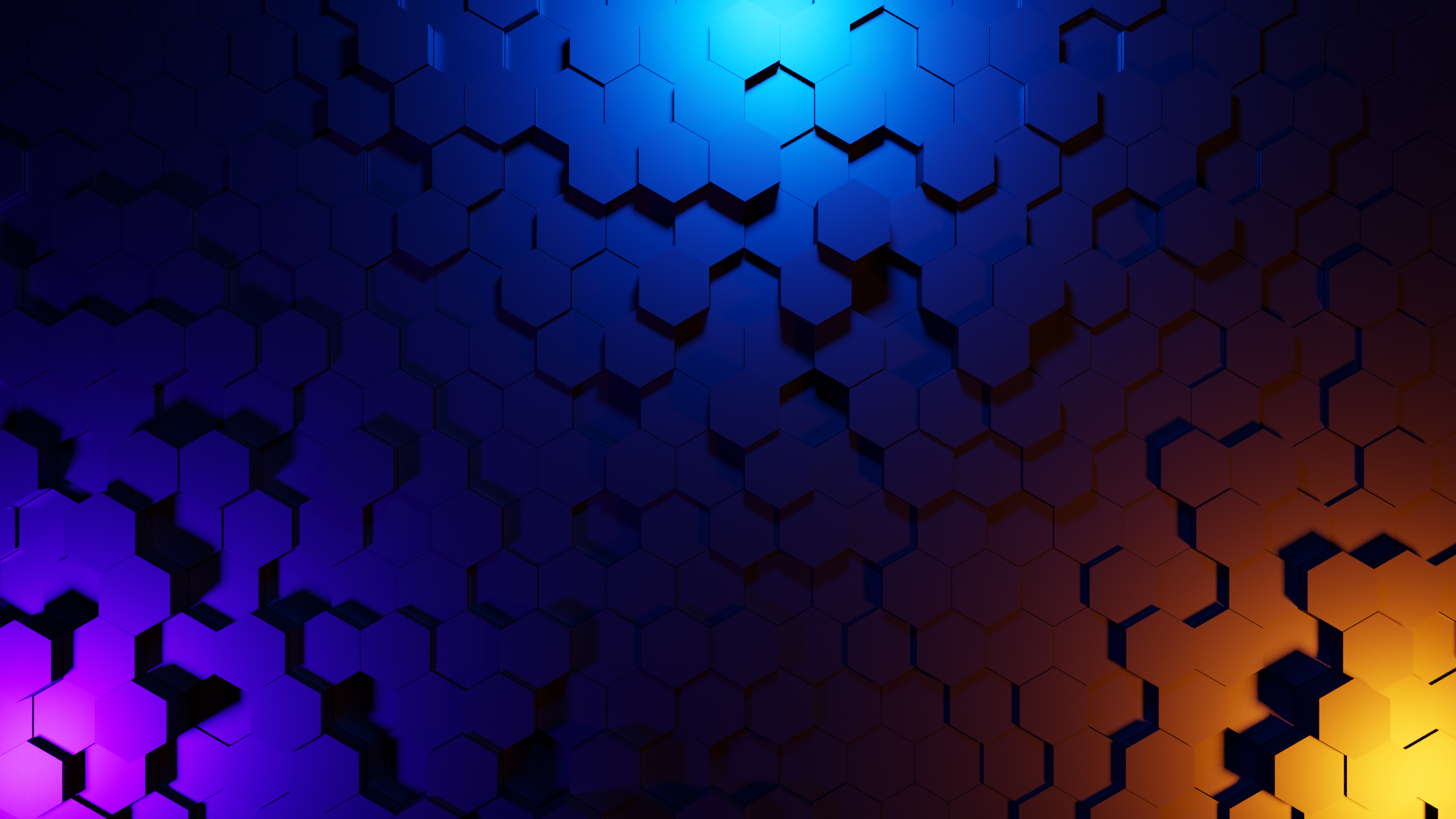Hex Color Burst 3d Wallpaper HD Abstract 4k