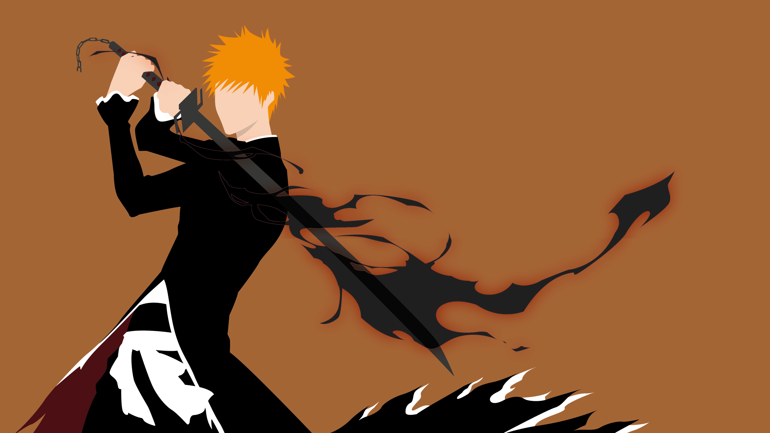 Ichigo Kurosaki Wallpaper 4k Faceless Bleach Minimalist 5k