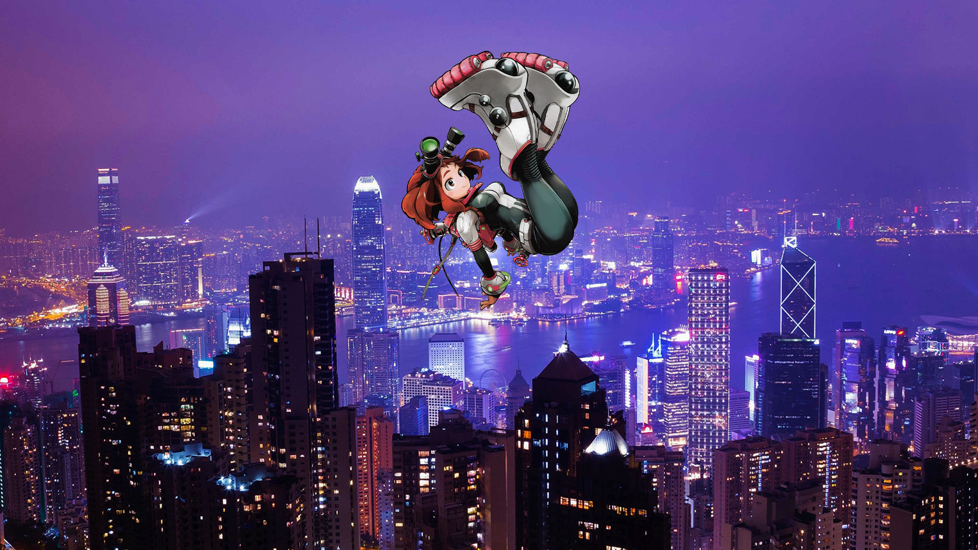 Ochaco Uraraka By Azertyu4170 Wallpaper