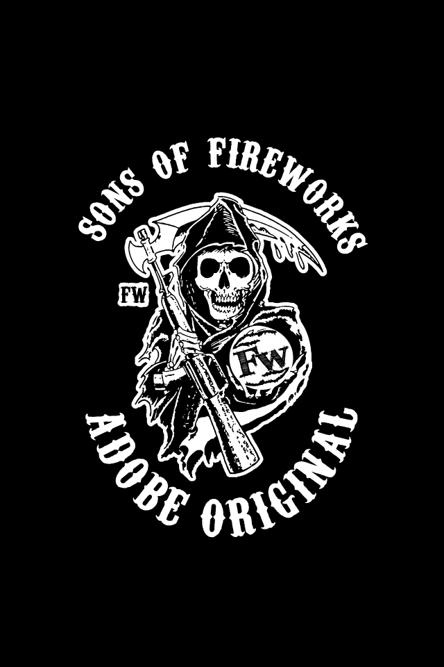 sons of anarchy logo wallpaper