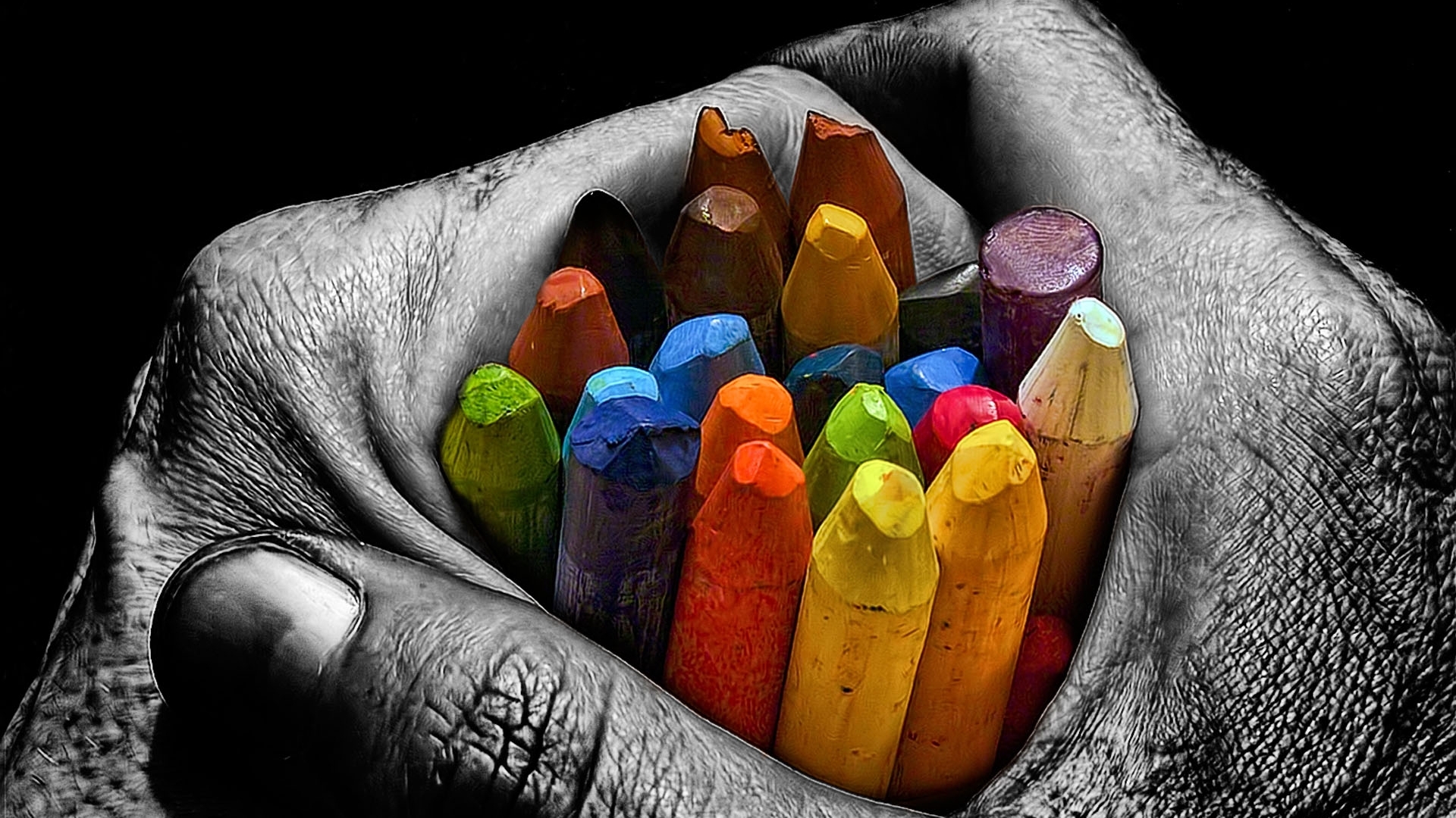 Colorful Crayons Wallpaper In Other With All Resolutions